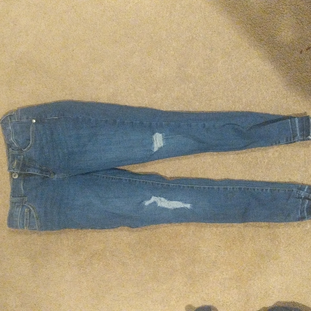 Girls ripped jeans size 12